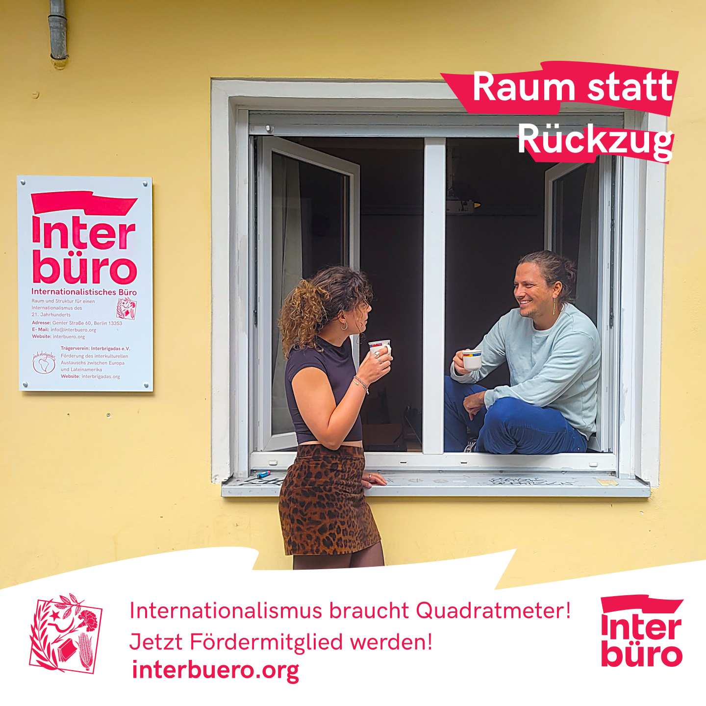 Für eine organisierte internationale Solidarität
brauchen wir eure Fördermitgliedschaften und Unterstützung!
